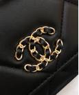 Клатч Сhan*l 19 Wallet on Chain Bag Black